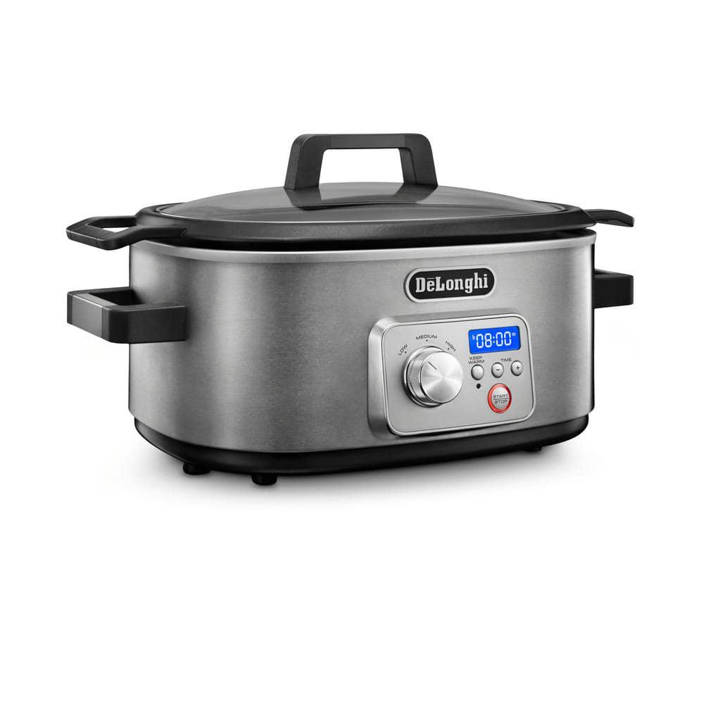 DeLonghi Livenza 6 Qt Programmable Slow Cooker with StovetopSafe Pot