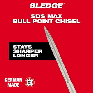 MW 16 in. SLEDGE SDS-MAX Bull Point Chisel 48-62-4250