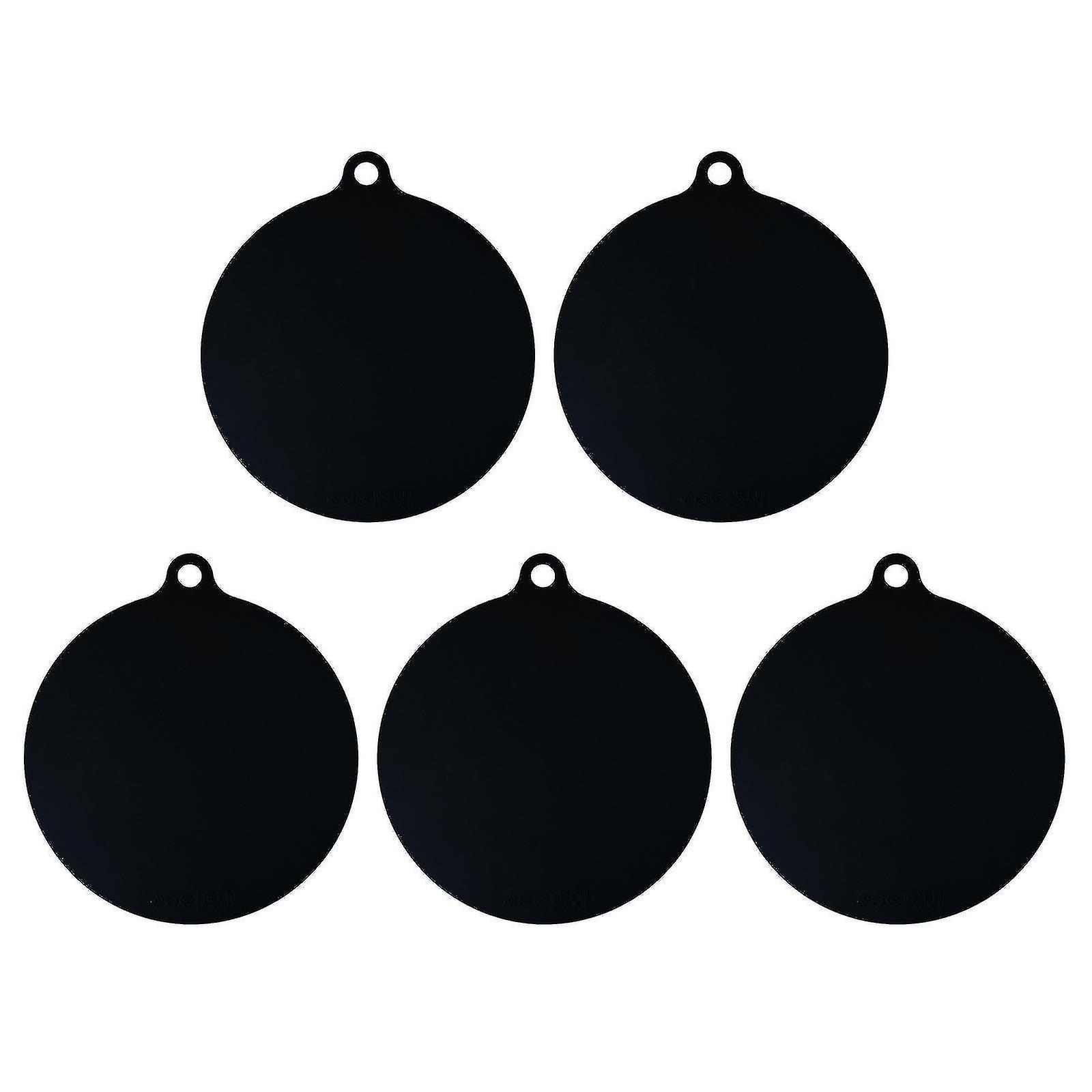 5 Pack Electric Induction Hob Protector Mat Anti-slip Mat ， Black