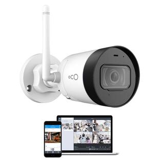 Oco Pro Bullet OutdoorIndoor 1080p Cloud and Security Wireless Standard Surveillance Camera with Remote Viewing OPHWB-16US