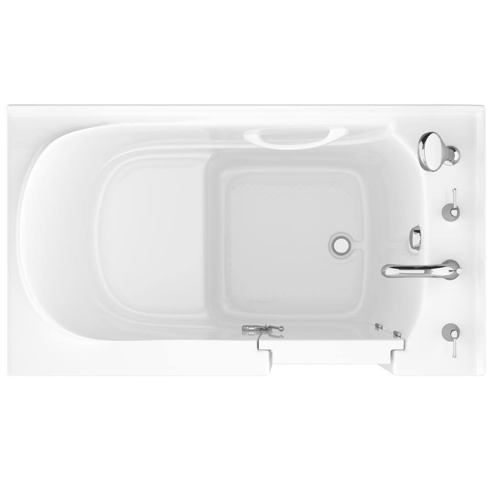 Universal Tubs HD Series 30 in. x 53 in. Right Drain Quick Fill Walk-In Soaking Bathtub in White HD3053RWS