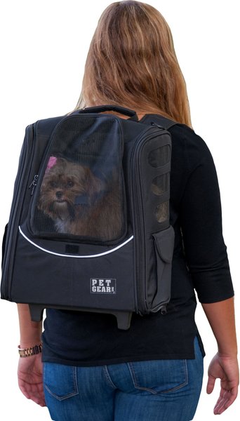 Pet Gear I-GO2 Escort Dog and Cat Backpack and Rolling Carrier