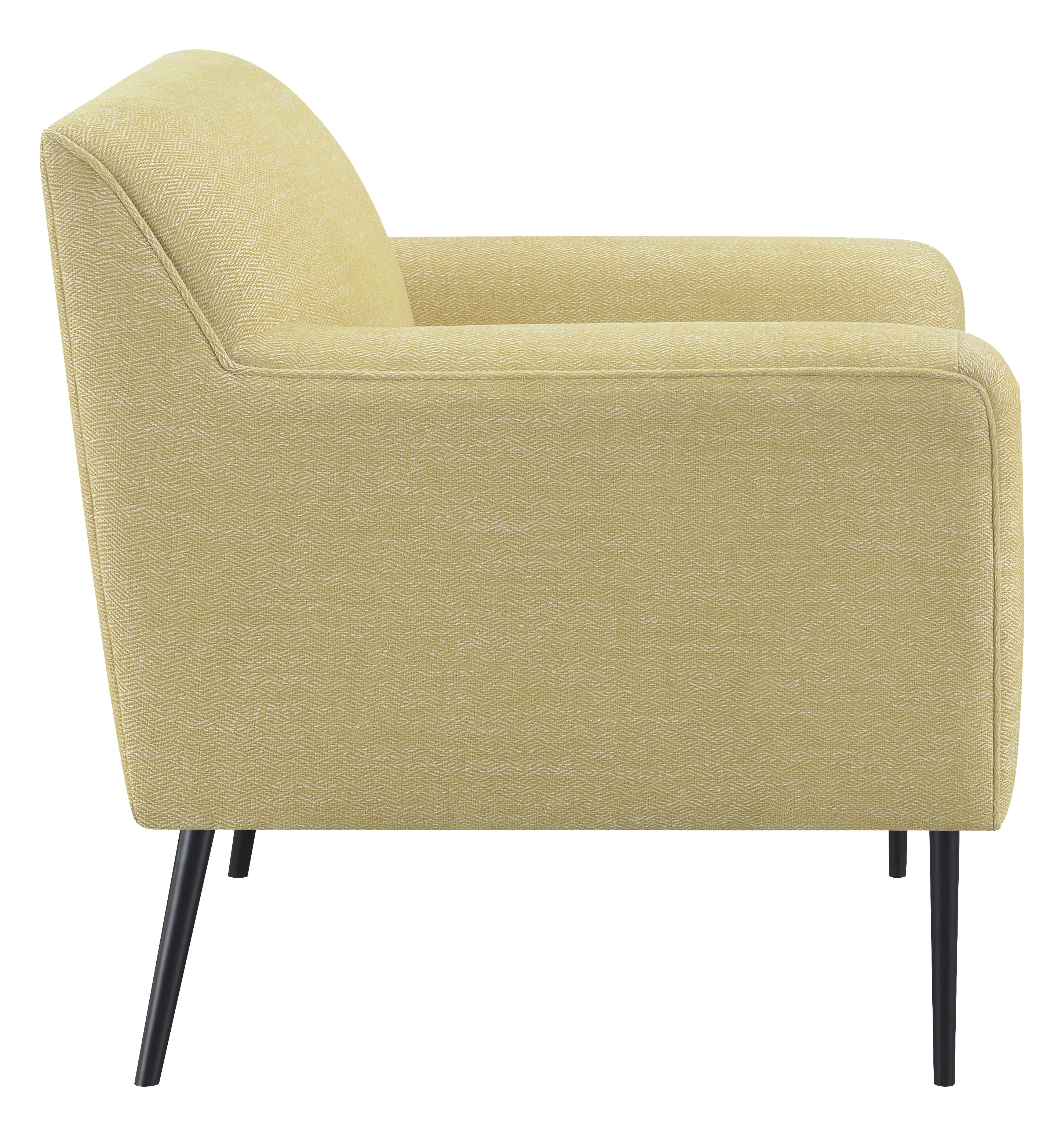 Darlene Upholstered Track Arms Accent Chair Lemon-905639