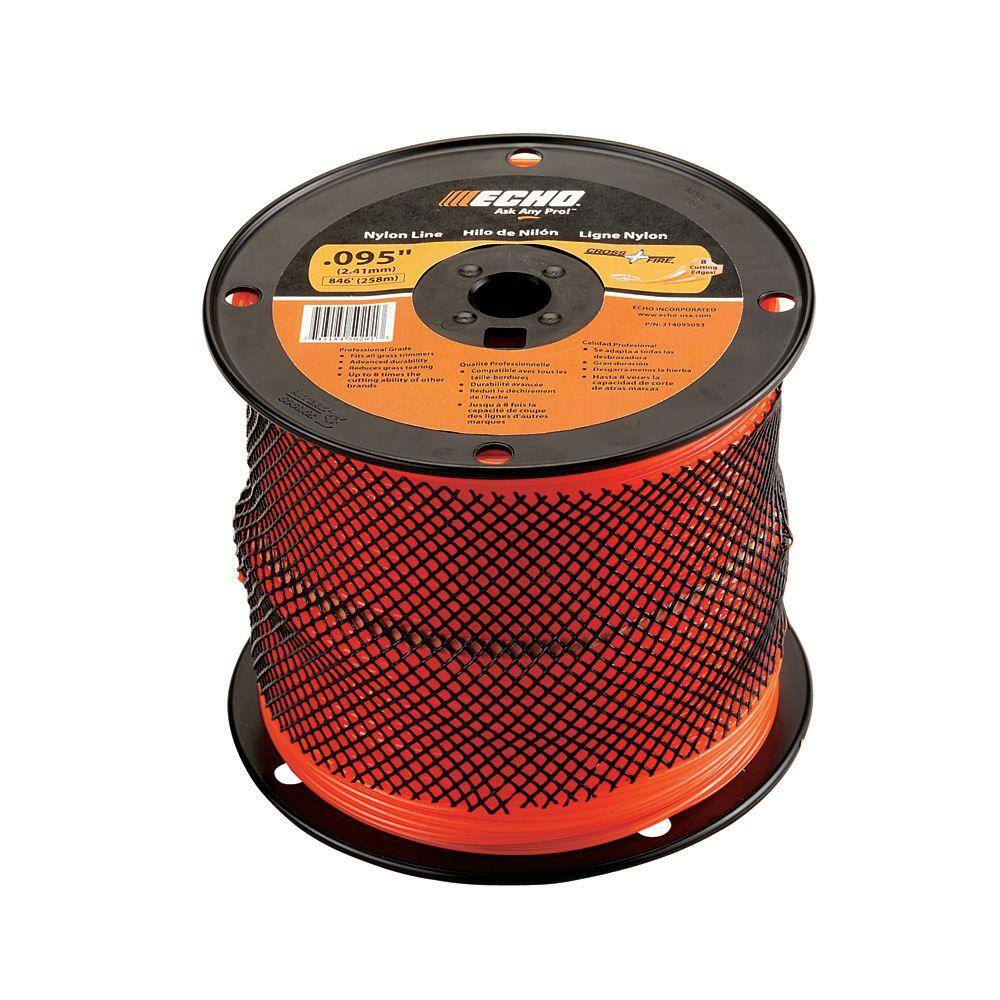 ECHO 0.095 in. x 846 ft. Medium Spool Cross-Fire Trimmer Line 314095053