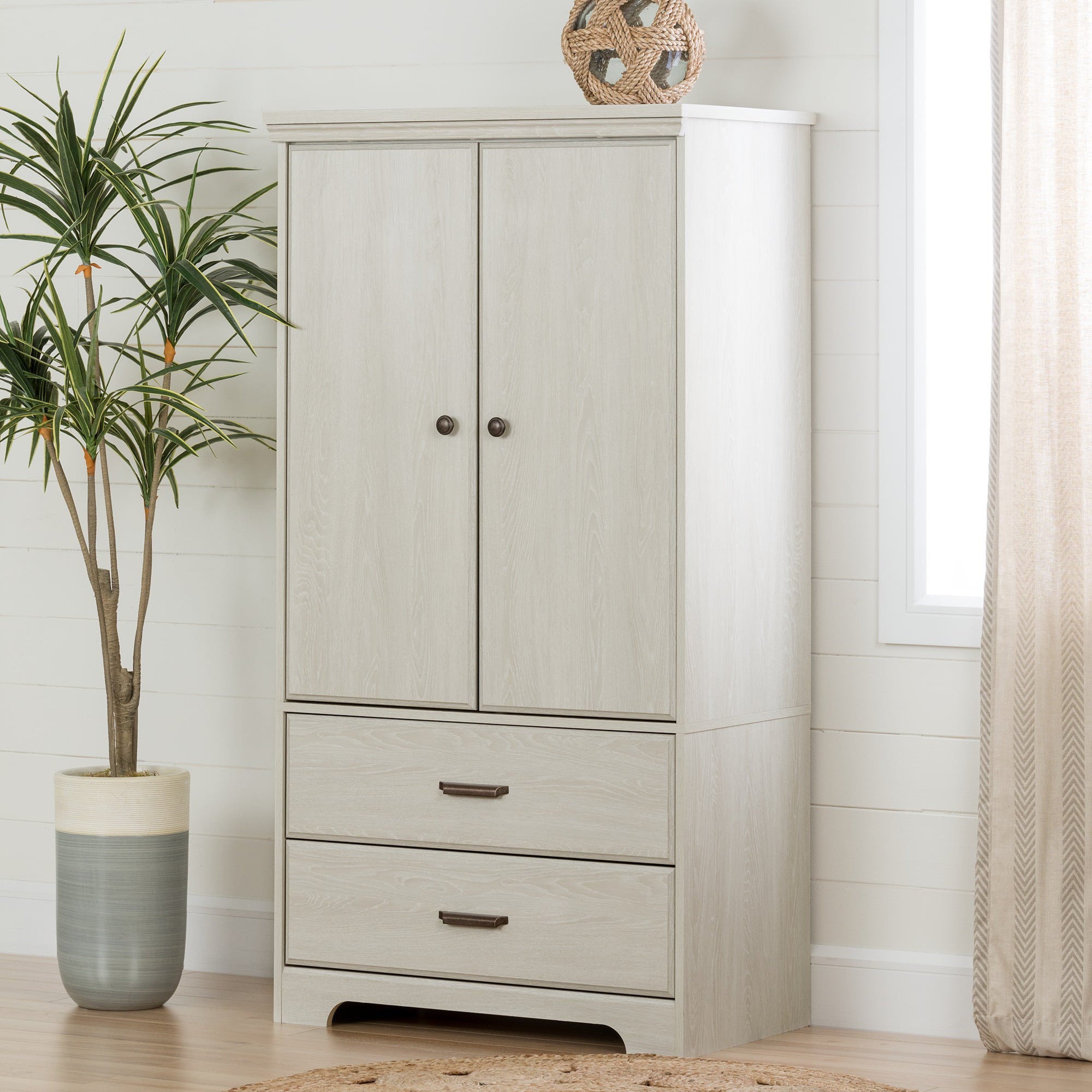 South Shore Versa 2 Door 2 Drawer Armoire