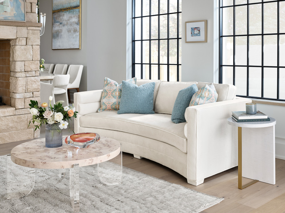 Reverie Round Accent Table   Contemporary   Side Tables And End Tables   by Universal Furniture Company  Houzz