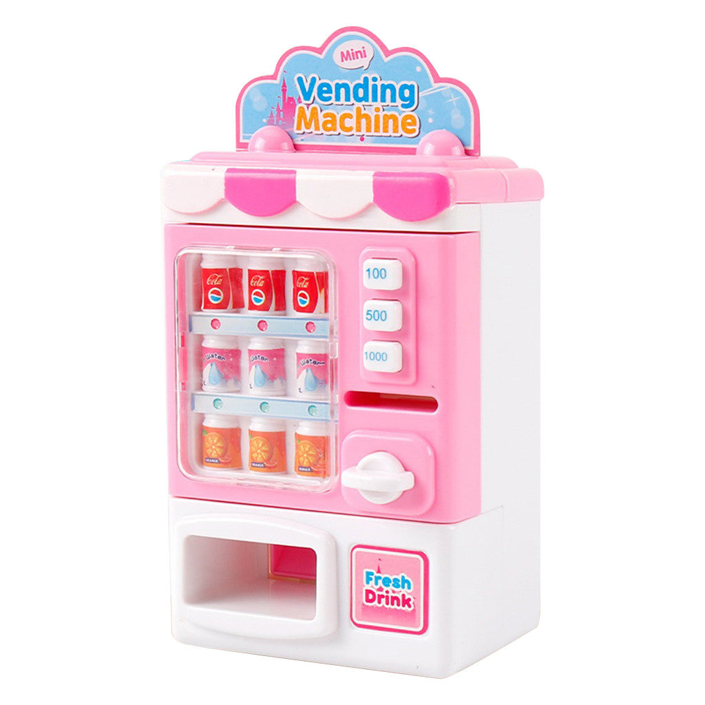 TOYFUNNY Kids Toys Vending Machine Beverage Machine Simulation Home Shopping Set Toys