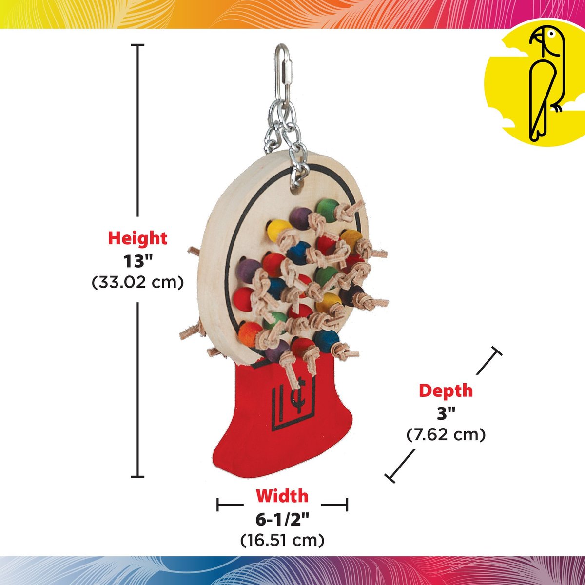 Caitec Featherland Paradise Gumball Machine Bird Toy