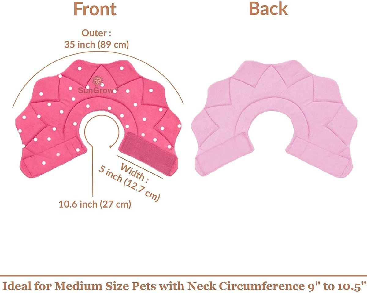 SunGrow Post-Surgery Soft Cone Dog and Cat Recovery Collar