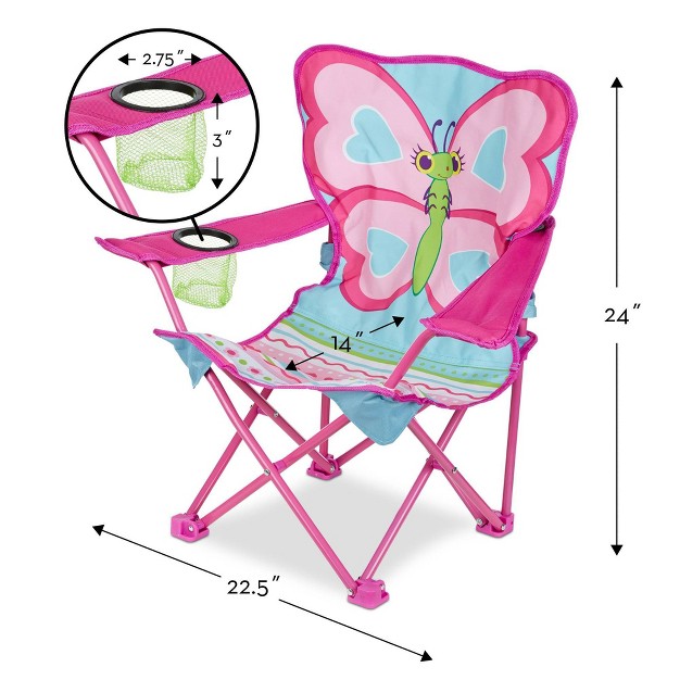 Melissa amp Doug Sunny Patch Cutie Pie Butterfly Folding Lawn And Camping Chair