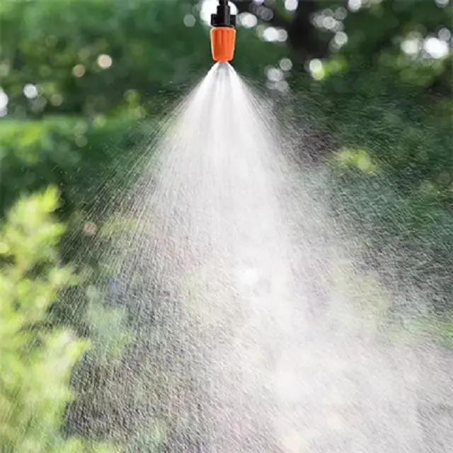 5 Way Mist Nozzle Hanging Spray for Garden Irrigation System Even water outflow Cooling Reduce temperature 5 out let Mist Nozzle