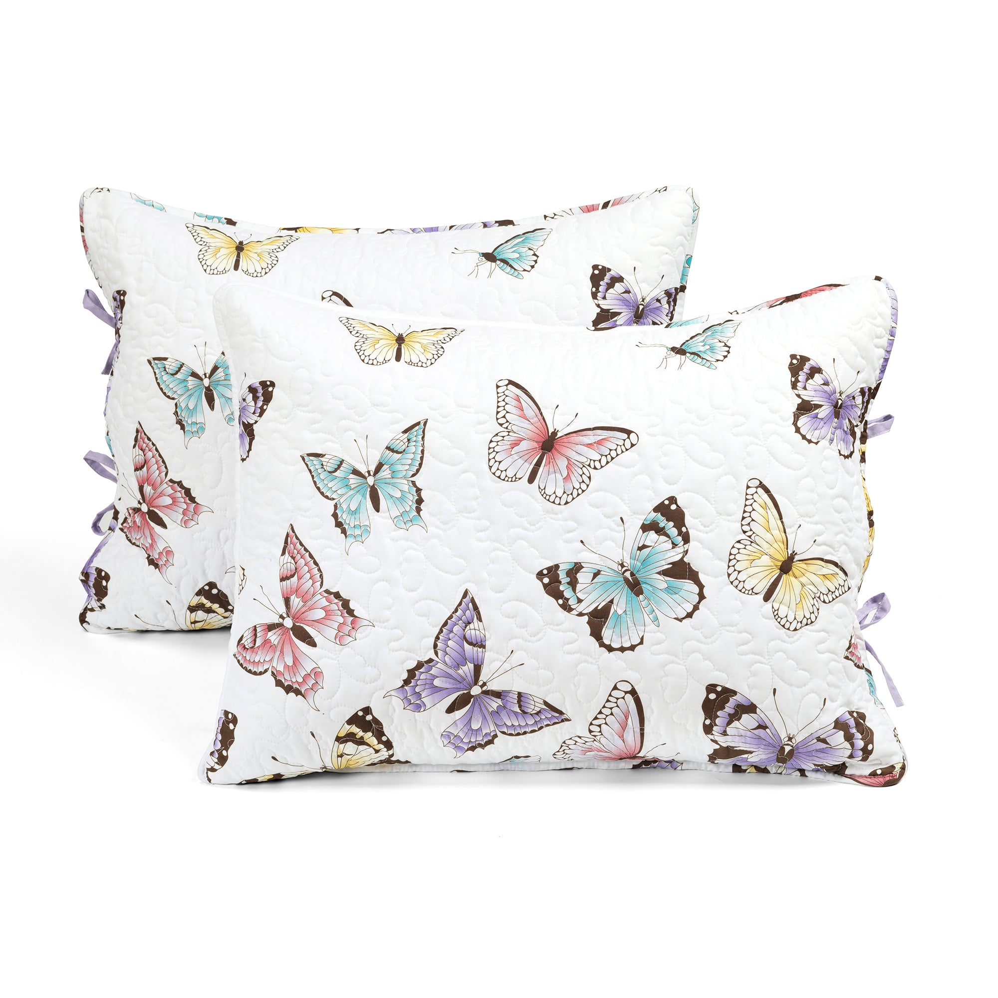 Flutter Butterfly Quilt 3 Piece Set Full/Queen