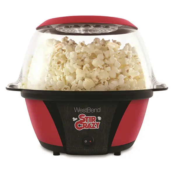 West Bend 6 Qt Stir Crazy Popcorn Machine