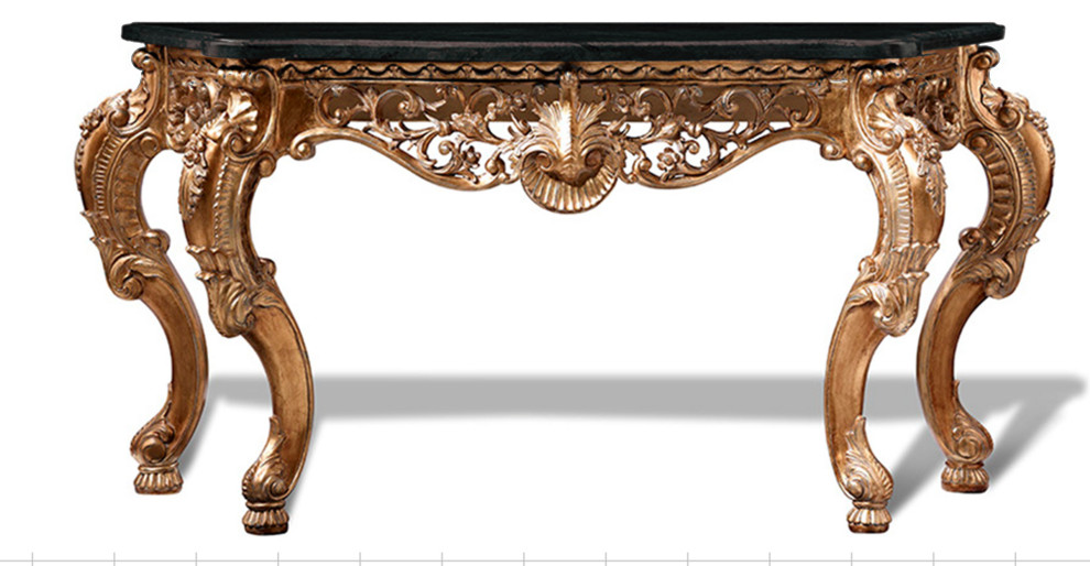 69 quotGold Console Table   Victorian   Console Tables   by Infinity Furniture  Houzz