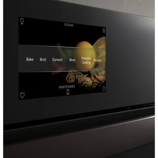 GE Profile Profile 27 in. Smart Double Electric Wall Oven with Convection (Upper Oven) Self-Cleaning in Stainless Steel PKD7000SNSS