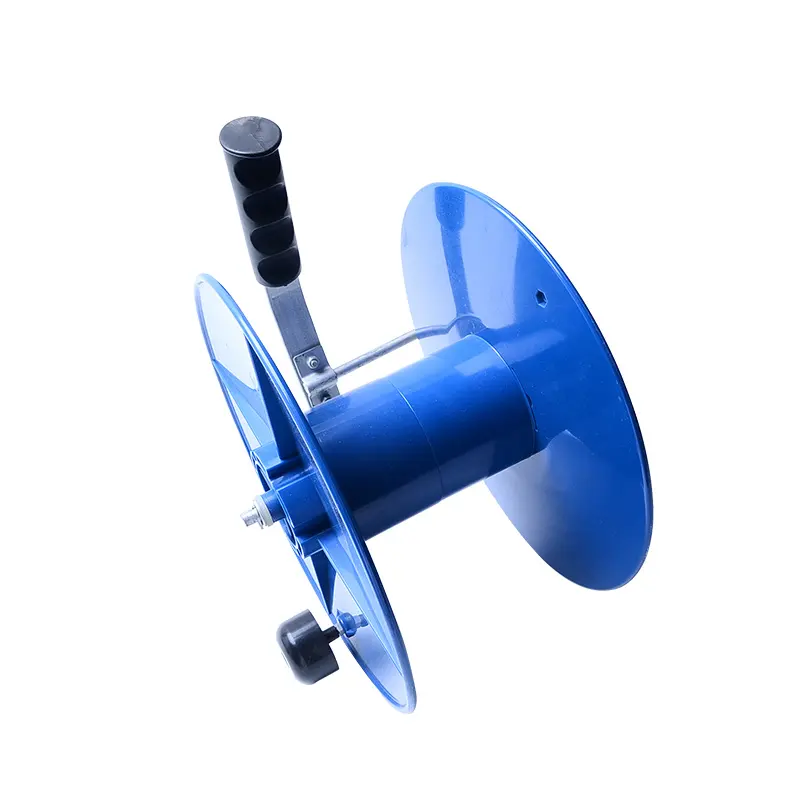 Sustainable electric  fence portable plastic reel