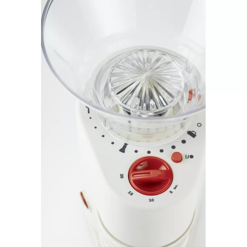 bodum Bistro Burr Coffee Grinder， 1 EA， White