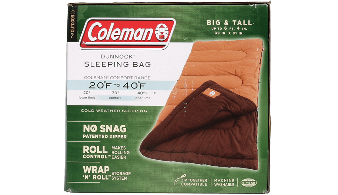 Coleman Dunnock 20 F Rectangle Sleeping Bag