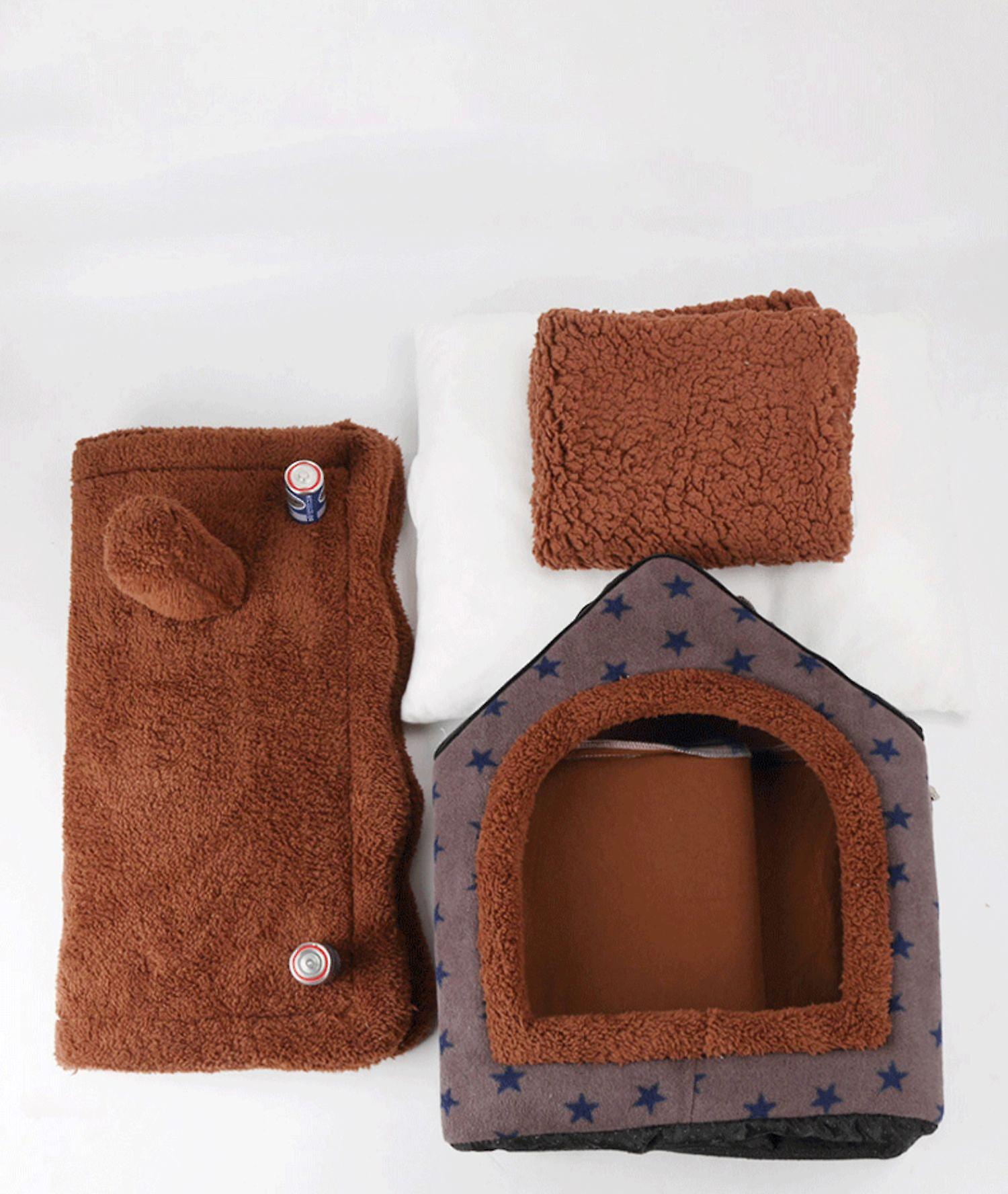 Soft plush warm pet house