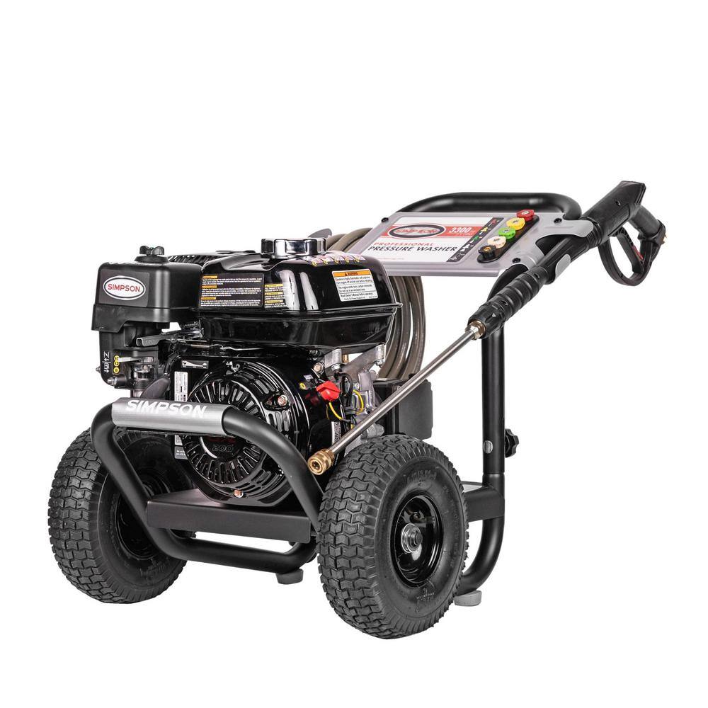 SIMPSON PowerShot 3300 PSI 2.5 GPM Gas Cold Water Professional Pressure Washer with HONDA GX200 Engine PS3228-S