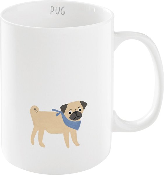 Pet Shop by Fringe Studio Happy Pug Coffee Mug