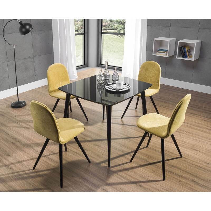 ESSAI Square Glass Top Dining Table