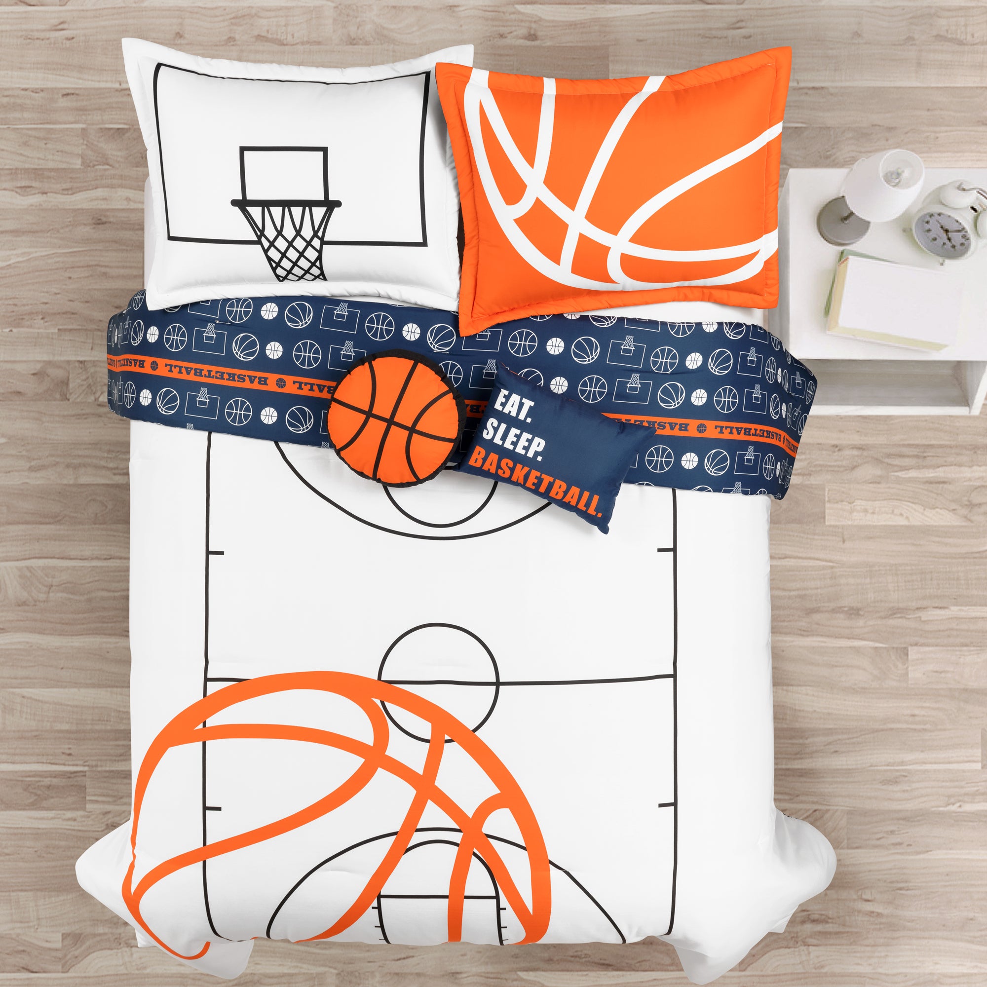 Basketball Game Reversible Comforter Set