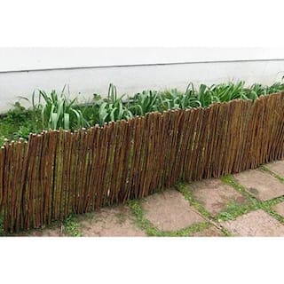 Master Garden Products 2 ft. H x 14 ft. L Willow Rolled Border Fence RWB-24