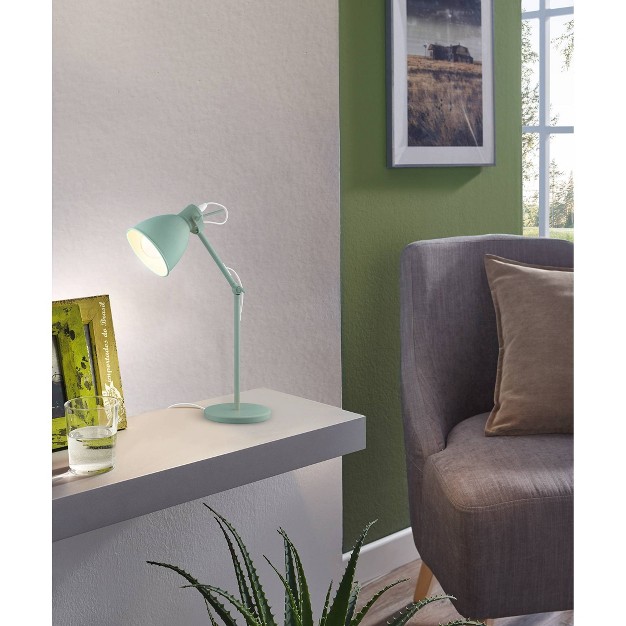 1 light Priddy p Desk Lamp Pastel Green Eglo