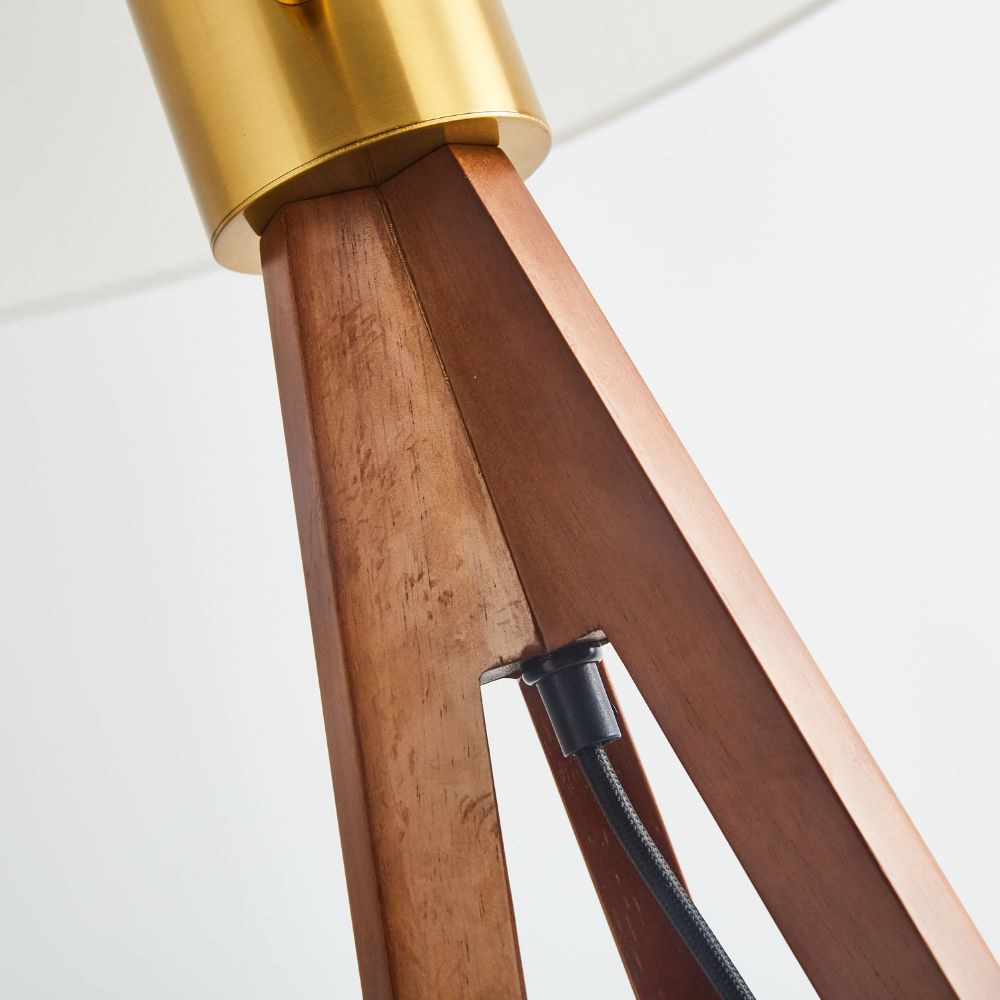 Gem Wooden Tripod Floor Lamp Cy-Ltd-1000