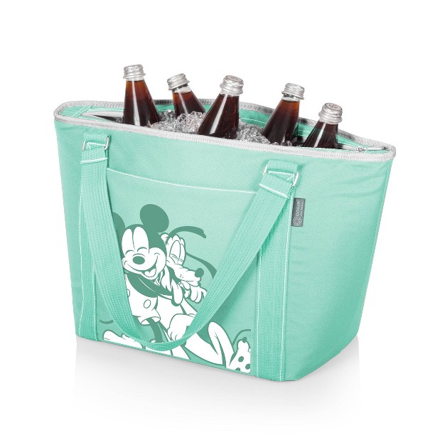 Picnic Time Disney Mickey And Pluto Topanga 16 68qt Tote Cooler Bag Teal