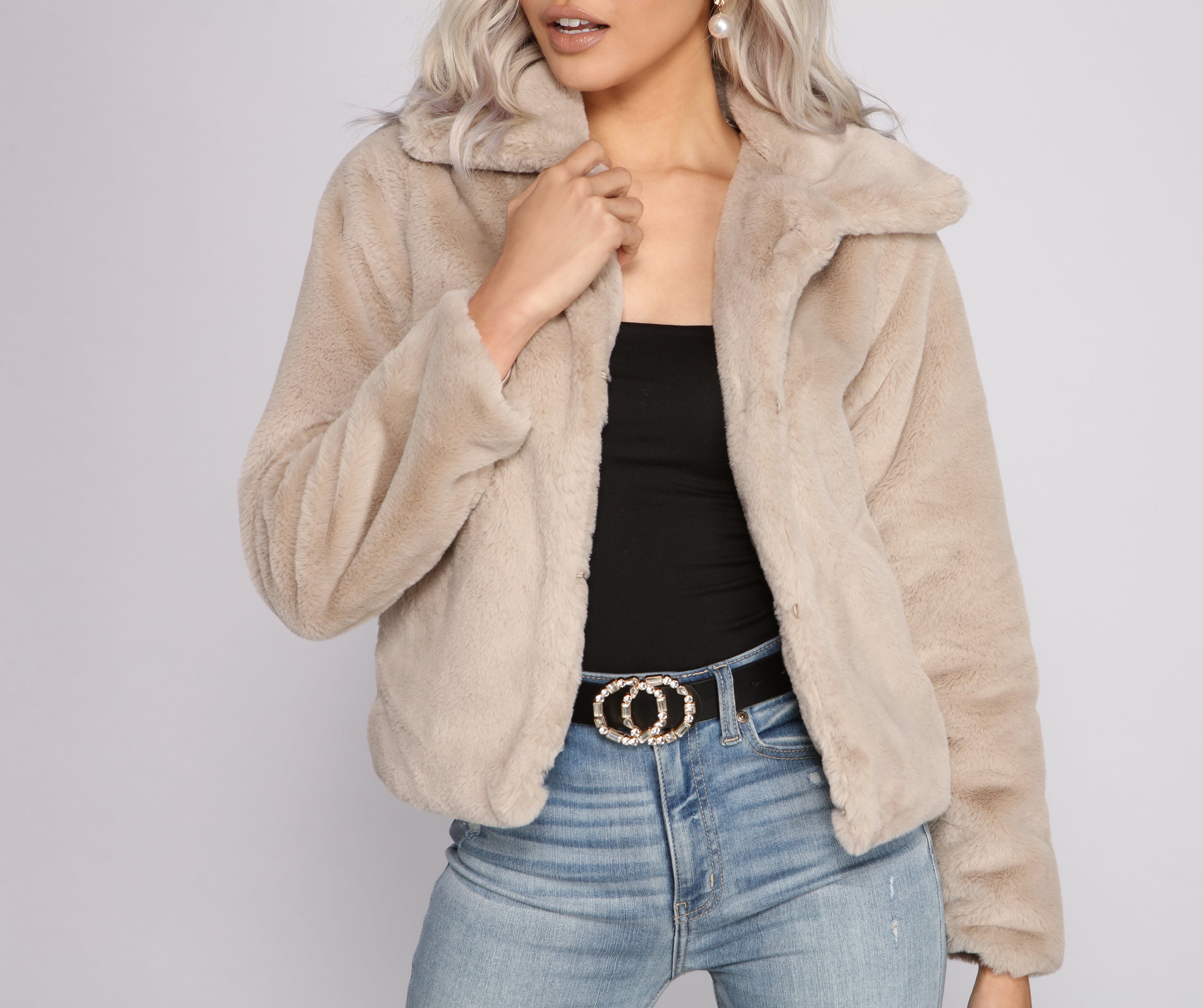 Cozy Feels Faux Fur Jacket