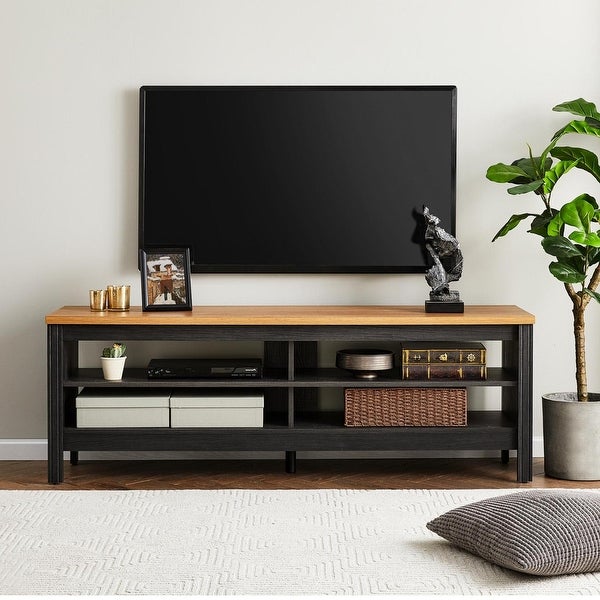 TV Stand for 65 Inch TV， Entertainment Center Console Table， 60 Inch