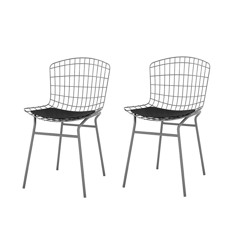 Manhattan Comfort Madeline 2-Piece Chair Set