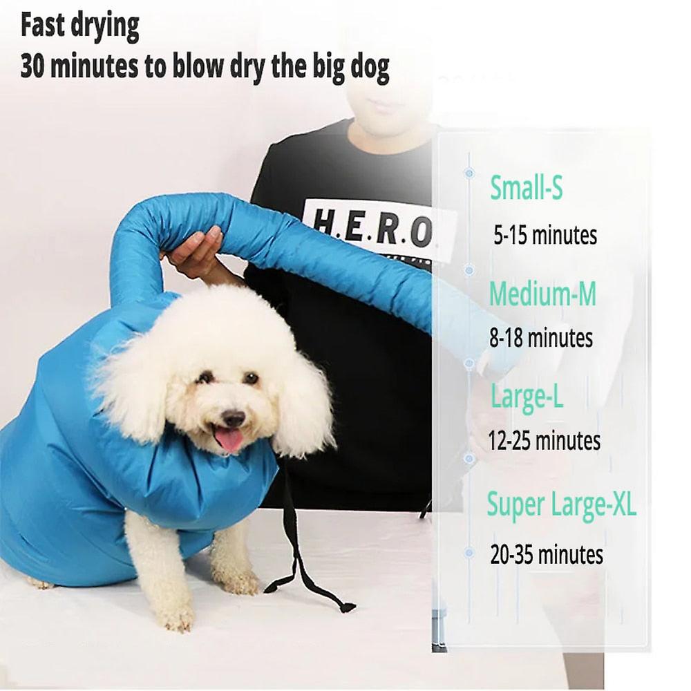 Efficient dogs hair dryer blow bag