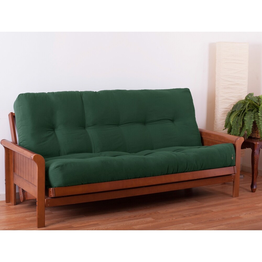 9 inch Thick Twill Futon Mattress (Twin  Full  or Queen)