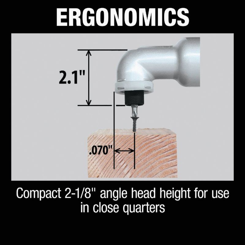 Makita 18V Hex Cordless Angle Impact Driver