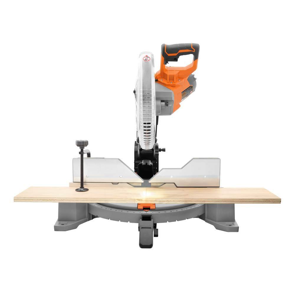 RIDGID 15 Amp Corded 12 in. Dual Bevel Miter Saw with LED Cutline Indicator R4123