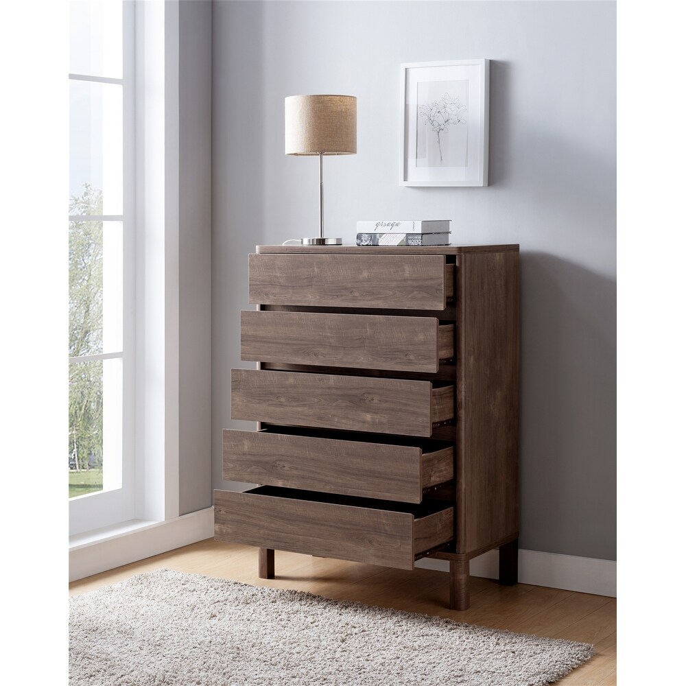5 Drawer Chest Hazelnut