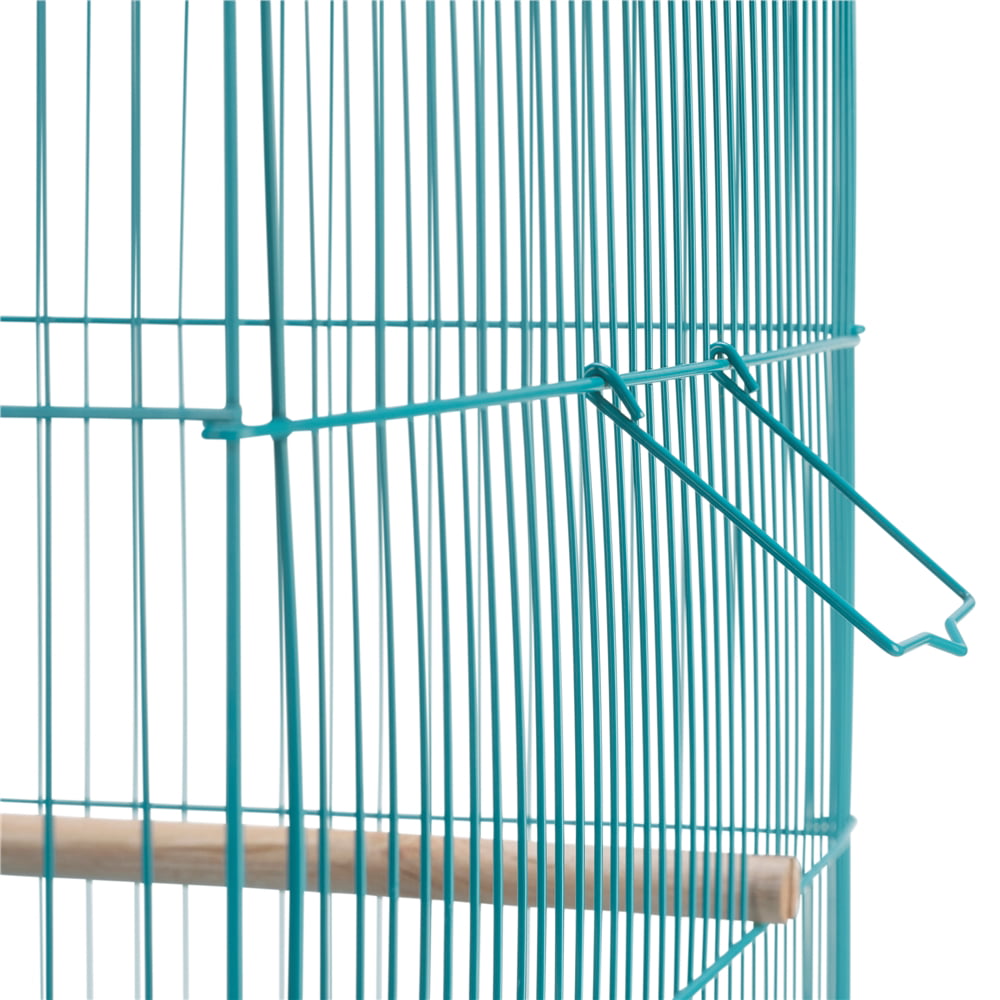 Easyfashion Flight Cage for Birds， Teal Blue