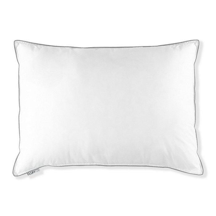 FluffCo Down and Feather Classic Hotel Pillow - Standard - Soft