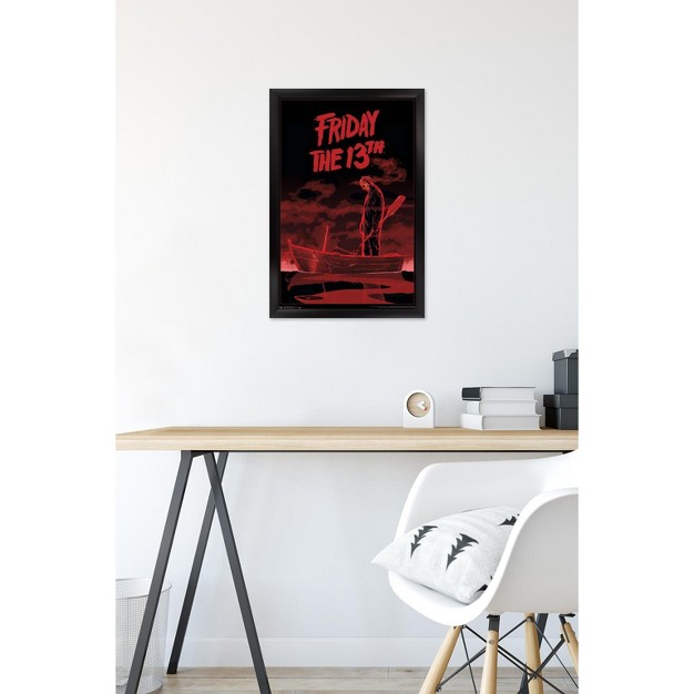 Trends International Friday The 13th Boat Framed Wall Poster Prints