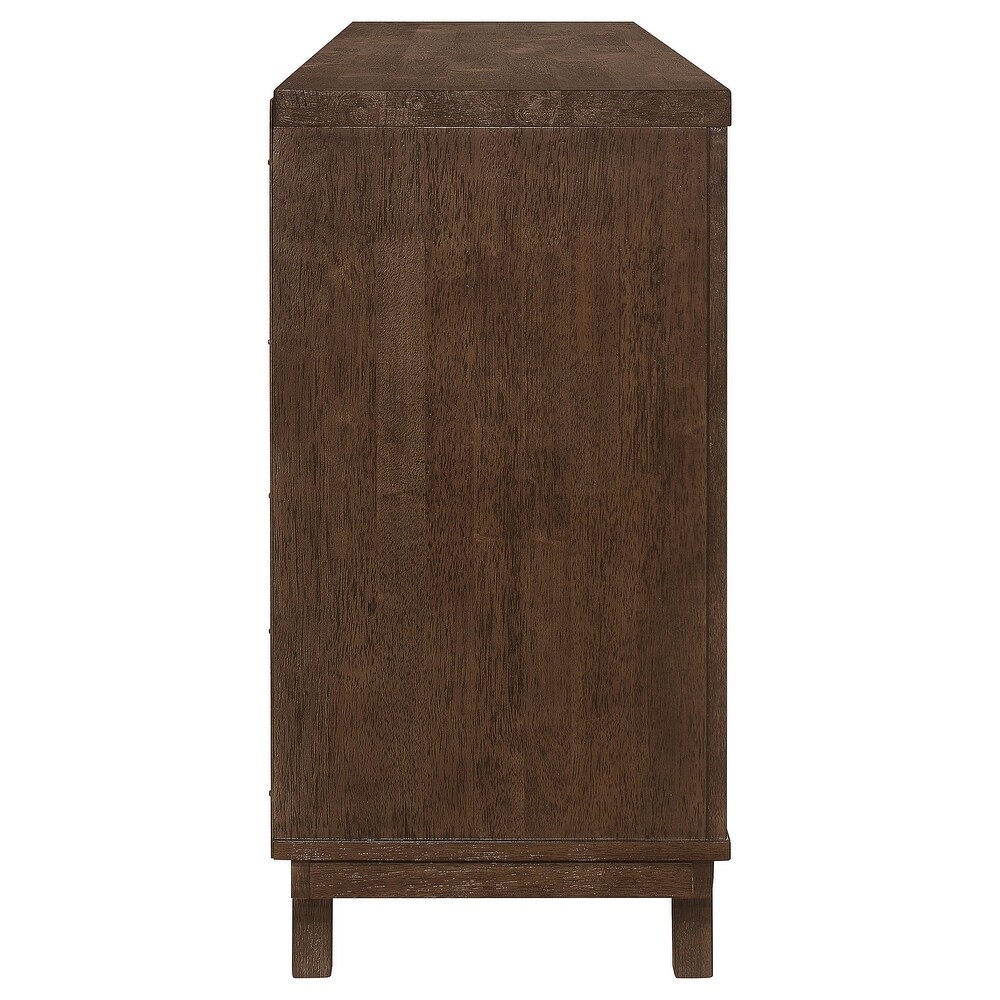 Coaster Furniture Reynolds 2 door Dining Sideboard Server Brown Oak   59.00'' x 17.75'' x 35.75''