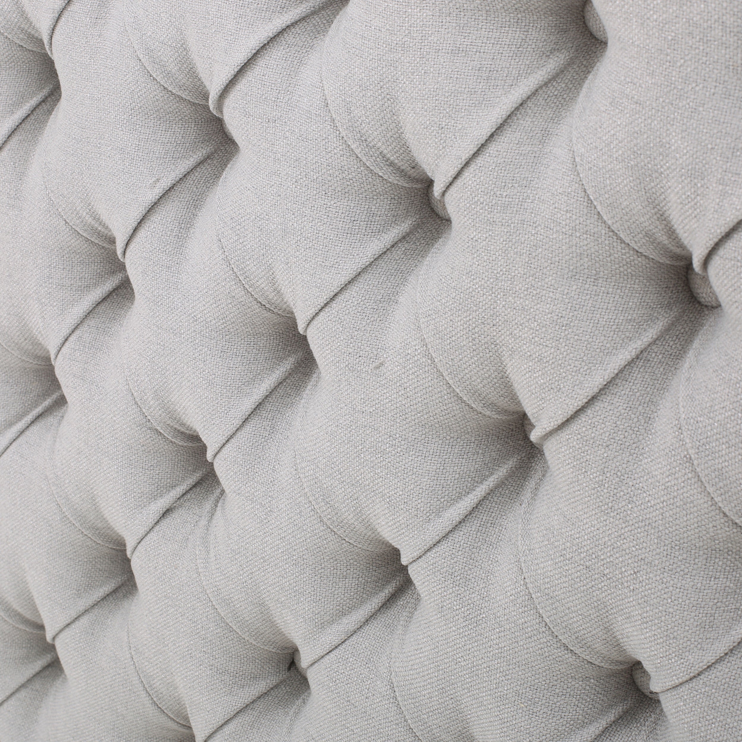 Brunet Contemporary Button Tufted Fabric Queen/Full Headboard