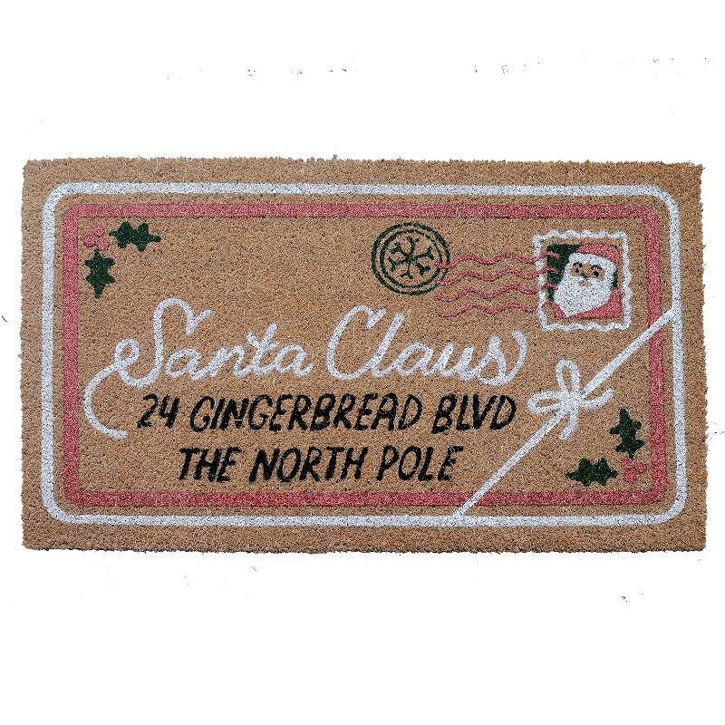 St. Nicholas Square Letter To Santa Doormat