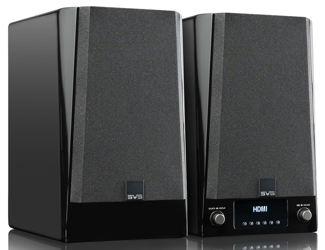 SVS Piano Gloss Black Prime Wireless Pro Powered Speakers (Pair)