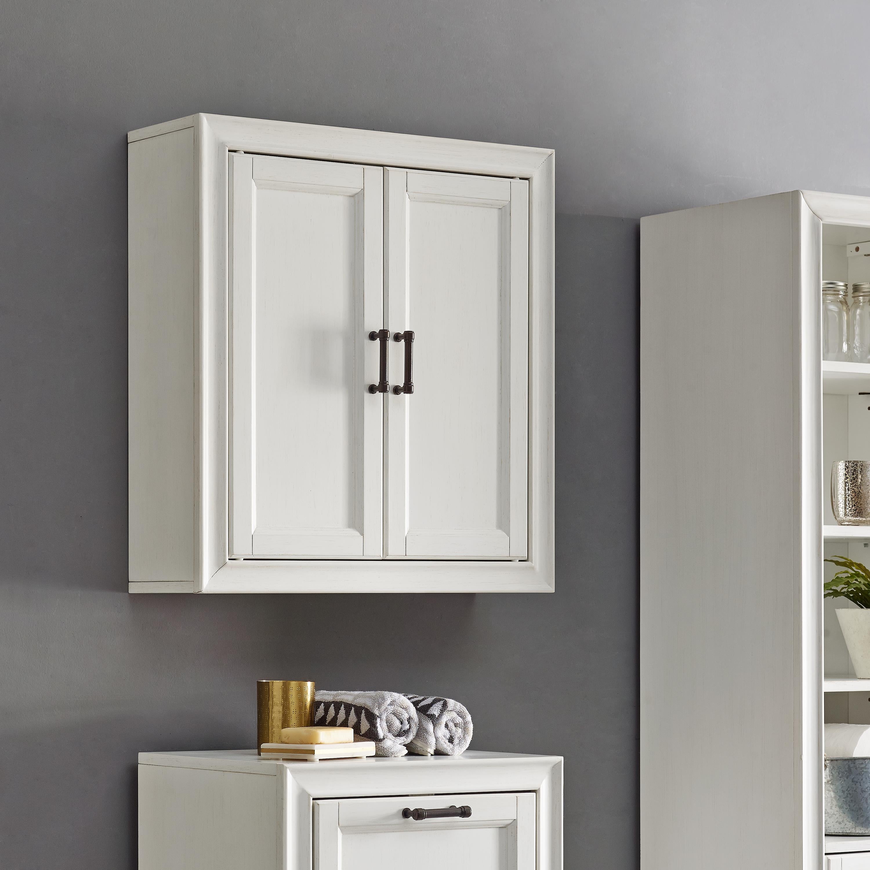 TARA WALL CABINET IN VINTAGE WHITE