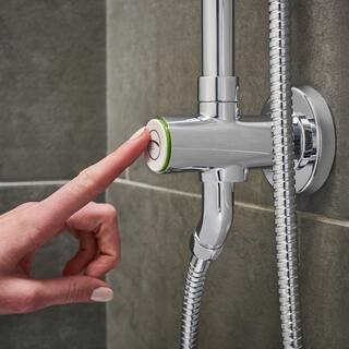 GROHE Vitalio 5-spray 7 in. Dual Shower Head and Handheld Shower Head in Chrome 26520000