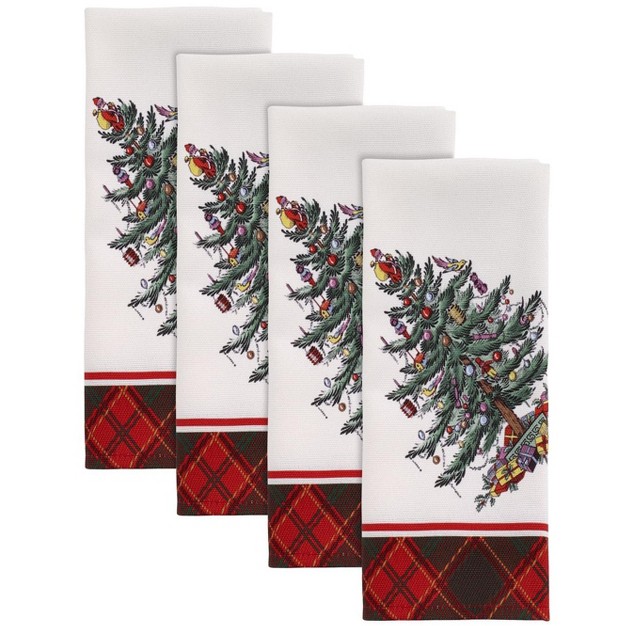 Avanti Spode Tree Tartan Napkins Set Of 4