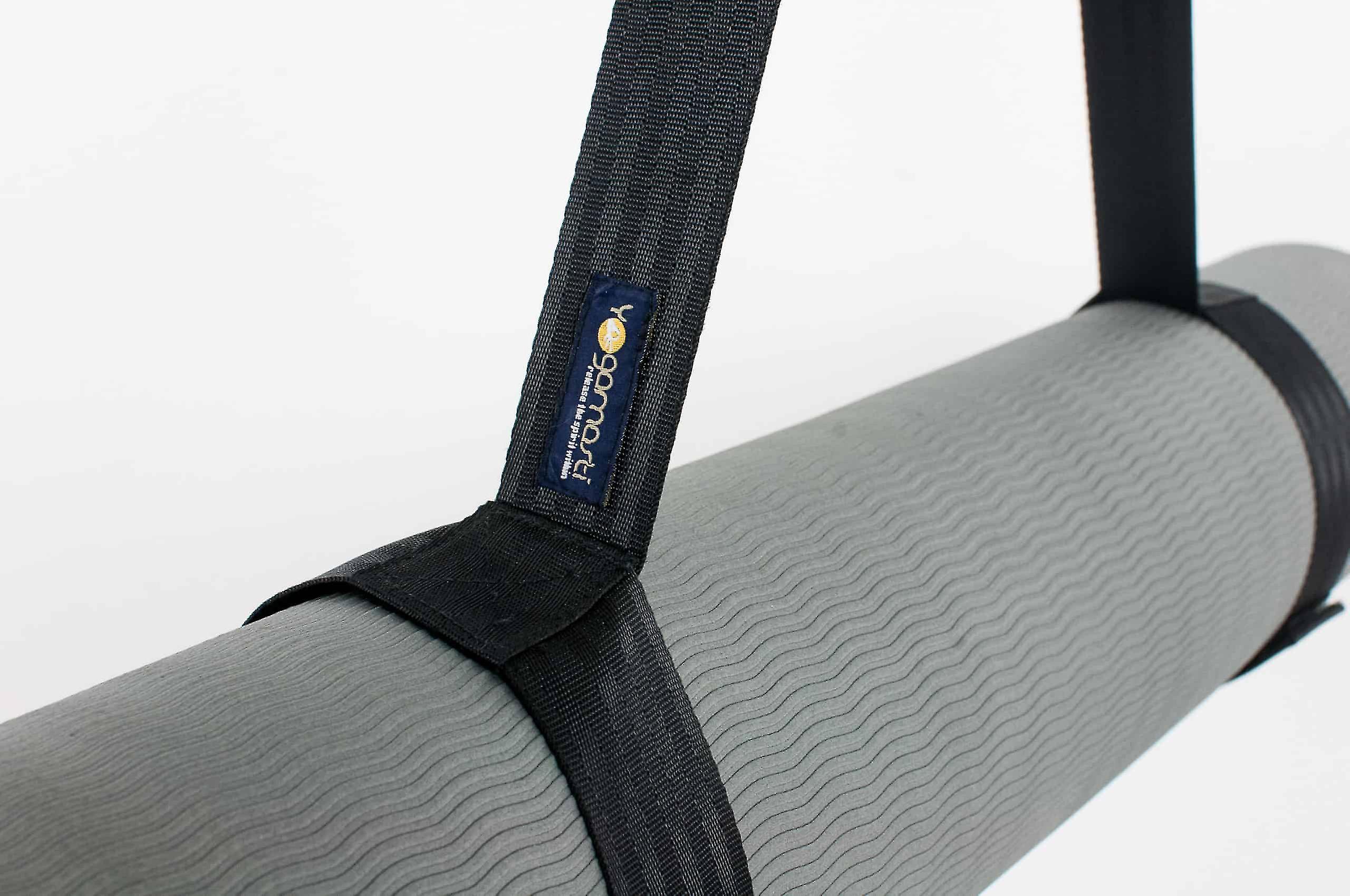Yoga Mat Strap/Yoga Mat Carrier - Black， Velcro， Lightweight